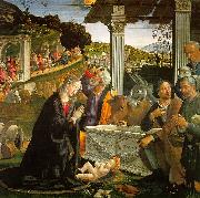 Domenico Ghirlandaio Nativity  1 oil